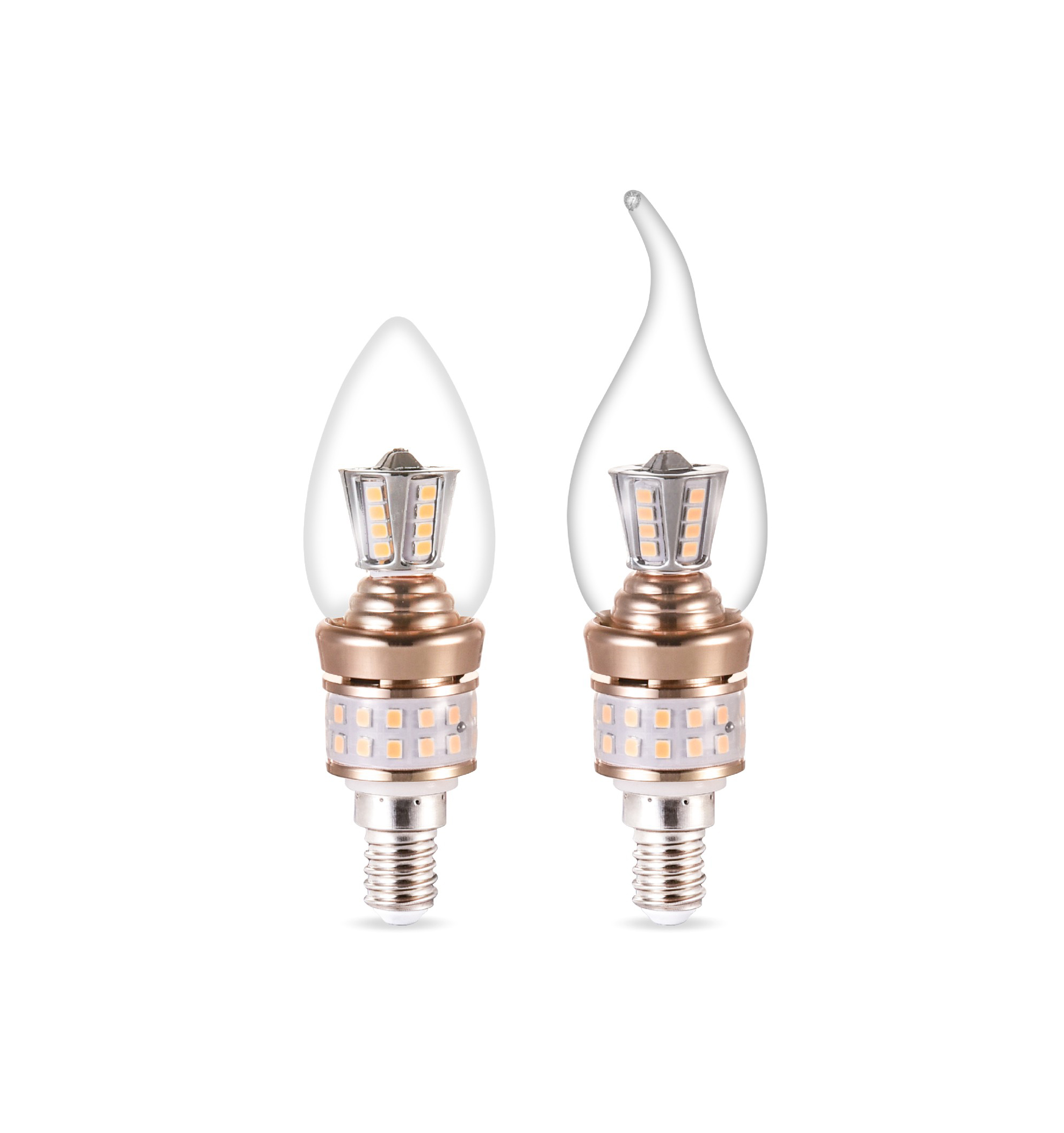 上下发光10W Die-cast candle bulb/pointed bulb up and down light 10W - Image 1